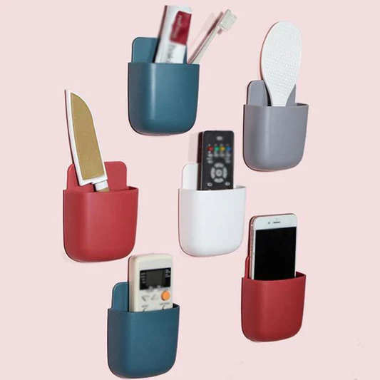 Wall Mounted Storage Box Remote Storage Organizer Case...