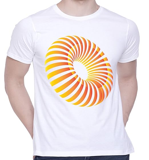 CreativiT Graphic Printed T-Shirt for Unisex 3D Donut: Tshirt Tshirt