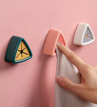 Wolpin Self-Adhesive Towel Holder Towel Ring/Napkin Ring/Napkin Holder/Towel Hanger/Bathroom Accessories